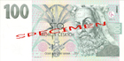 Czech Currency - koruna - banknote 100