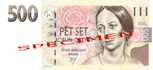 Czech Currency - koruna - banknote 500